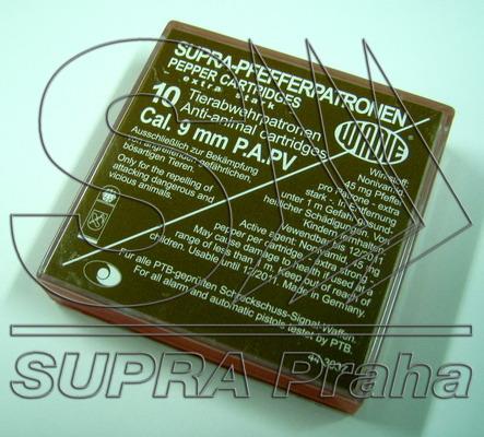 NÁBOJKA/WD 9mm PA SUPRA PEPPER (10 ks) 45 mg