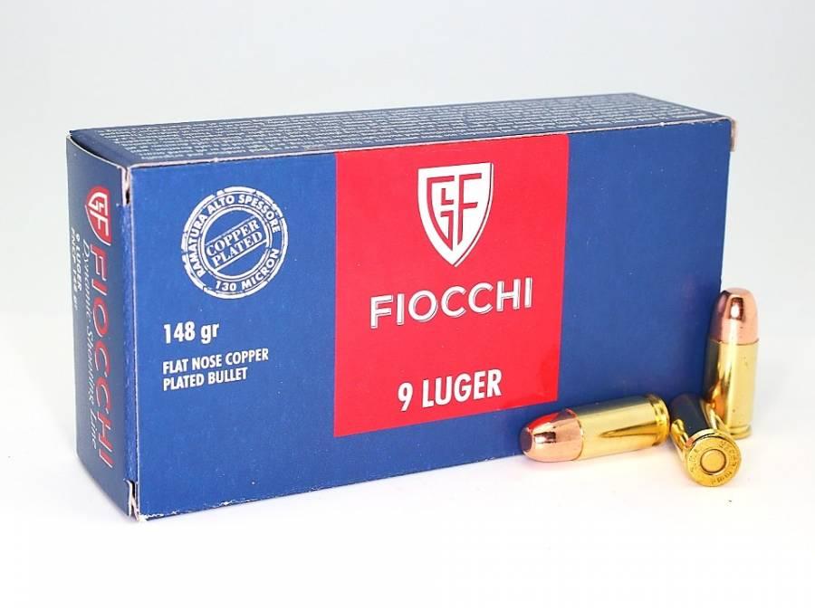 NÁBOJ FIOCCHI 9 LUGER FNCP RAM 148 grs.