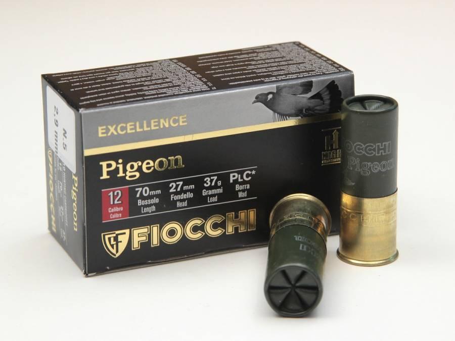 NÁBOJ FIOCCHI 12/70/27/2.90mm 37g EXCEL. PIGEON #5 HOLUB