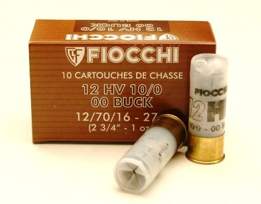 NÁBOJ FIOCCHI 12/67/16 HV 8.20mm 10/0 OO-BUCK 28g