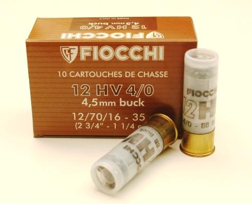 NÁBOJ FIOCCHI 12/70/16 HV 4.50mm 4/0 BB-BUCK 35g