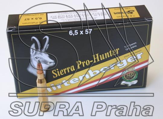 NÁBOJ HIRTENBERGER 6.5x57 SP Sierra Pro-Hunter 7,8g - PRODEJ UKONČEN